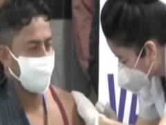 Corona Vaccination : AIIMS के सैनिटेशन डिपार्टमेंट के कर्मचारी को लगा देश का पहला कोरोना टीका