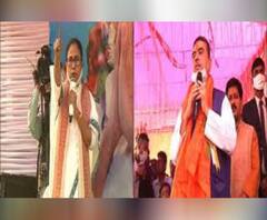 West Bengal Elections 2021: একই দিনে রাজ্যের দুই প্রান্তে সভা করবেন Mamata Banerjee ও Suvendu Adhikari 