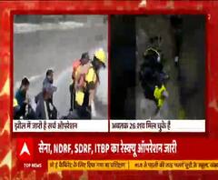 Tapovan Tunnel में अभी भी 35 लोगों के फंसे होने की आशंका। @ABPGanga