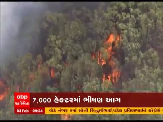 ઓસ્ટ્રેલિયાના પર્થમાં સાત હજાર હેક્ટરમાં ભીષણ આગ, 60 મકાનો બળીને ખાખ