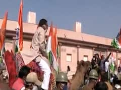 Jaipur : कृषि कानून के खिलाफ Congress का प्रदर्शन, कार्यकर्ताओं का पैदल मार्च