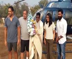 Farmer buys Helicopter | हौसेला मोल नाही! भिवंडीत शेतकऱ्यानं खरेदी केलं 30 कोटींच हेलिकॉप्टर