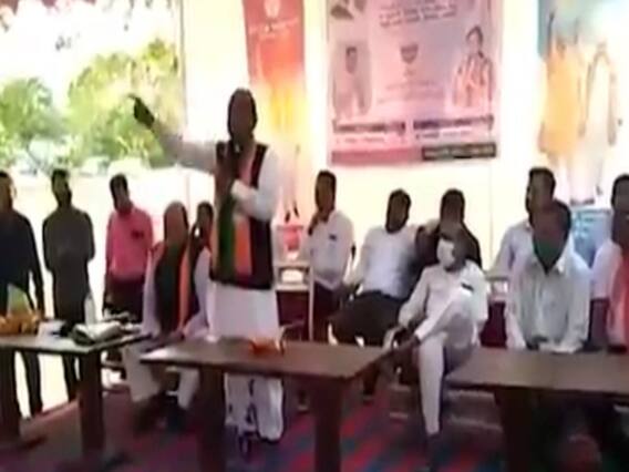 ભાજપના કયા સાંસદે ભાજપના જ નેતાઓને શું આપી ધમકી ?  જુઓ વીડિયો