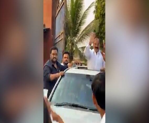 Gajanan Marne | तळोजा कारागृहातून सुटल्यानंतर गुंड गजानन मारणेच्या समर्थकांचं शक्तीप्रदर्शन