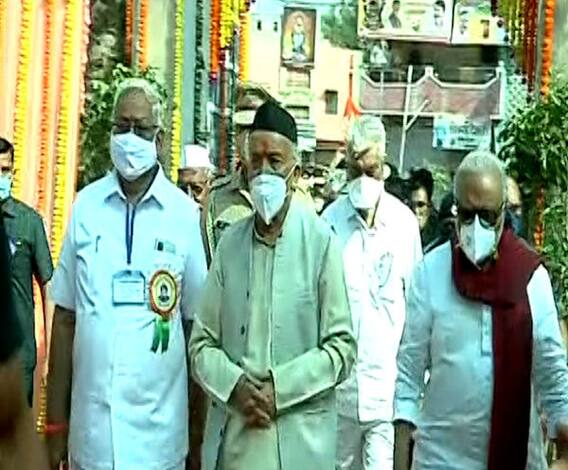 Governor Bhagatsingh Koshyari | राज्यापालांच्या हस्ते देवमामलेदार स्मारकाचं भूमिपूजन