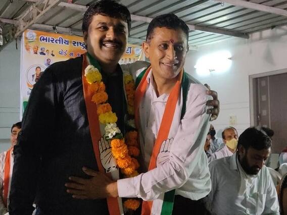 Surat: ભાજપના કયા ઉમેદવારના પતિએ કૉંગ્રેસનો ખેસ કર્યો ધારણ ? જુઓ વીડિયો