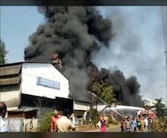 Panvel Taloja MIDC Fire | तळोजा MIDC मधील रासायनिक कारखान्याला मोठी आग 