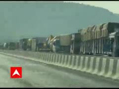 Aravalli: શામળાજી પાસે નેશનલ હાઇવે પર વાહનોની ત્રણ કિલોમીટર લાંબી લાઇન લાગી, જુઓ વીડિયો 