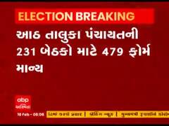 Vadodara જિલ્લા પંચાયતની 34 બેઠકો માટે 114 ફોર્મ માન્ય, જુઓ વીડિયો