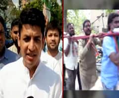 इंधन दरवाढीविरोधात युवक काँग्रेस आक्रमक; मीरा रोड, वसईमध्ये आंदोलन करत सरकारचा निषेध