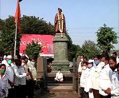 कोल्हापुरात समरजितसिंह घाटगेंचं उपोषण, राजघराण्यातील व्यक्ती उपोषणाला बसण्याची पहिलीच वेळ