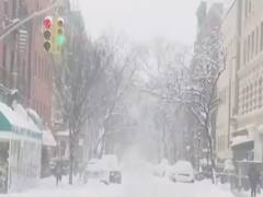 America के 20 राज्यों में बर्फबारी, कई शहरों में सड़कों पर बर्फ की मोटी चादर जमीं 