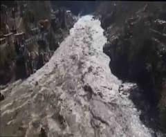 Glacier collapse in Joshimath: উত্তরাখণ্ডে তুষার ধসে ভেঙে গেল বাঁধ, দেখুন ভিডিও