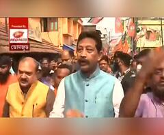 Rajib Banerjee's Road Show in Domjur: Rajib Banerjee-র পদযাত্রা ঘিরে ডোমজুড়ে উত্তেজনা, গুরুত্ব না দিয়ে জনসংযোগে মজলেন নব্য BJP নেতা 