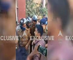  BHU को खोलने को लेकर हंगामा, पुलिस ने जबरन धरने पर बैठे छात्र हटाए | Varanasi