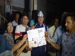 Gandhinagar: કલોલમાં પડતર પ્રશ્નના ઉકેલ માટે AAPના ઉમેદવારનું સોગંધનામું