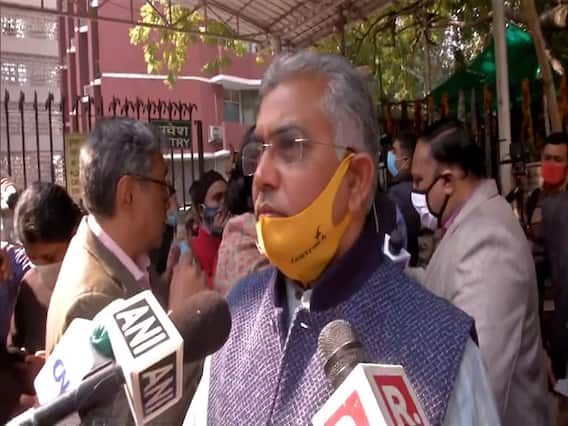 WB Polls: चुनाव आयोग से मिले बंगाल BJP अध्यक्ष Dilip Ghosh,हर बूथ पर सेंट्रल फोर्स की तैनाती की मांग