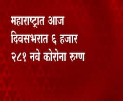 Maharashtra Corona Update | महाराष्ट्रात आज दिवसभरात 6 हजार 281 नव्या कोरोना बाधितांची नोंद