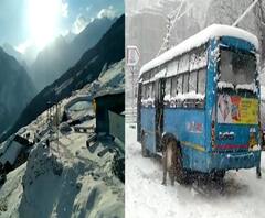 शिमल्यात जोरदार बर्फवृष्टी, रस्ते, बॅरिकेड्स, गाड्या बर्फाच्या ढिगाखाली, स्थानिक जनजीवन विस्कळीत