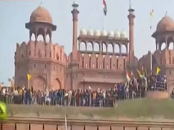 Farmers Protest: 26 जनवरी को लाल किले में उपद्रव का नया वीडियो