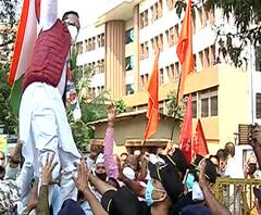Pune Rail Roko | दिल्लीतील शेतकऱ्यांच्या रेल रोको आंदोलनाला लाल बावटा संघटनेचा पाठिंबा