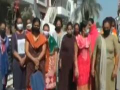 Rajkot ના કોઠારિયા વિસ્તારમાં સ્વાતિ પાર્કની મહિલાઓ પાણીની સમસ્યાથી પરેશાન