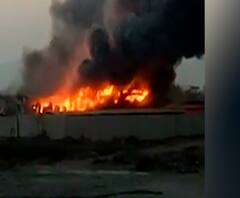 Dombivali Fire | डोंबिवली-मानपाडा रोडवरील रुणवाल मायसिटीच्या कामगार वसाहतीला आग, 120 खोल्या जळून खाक