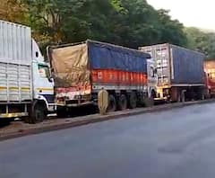 मुंबई- नाशिक महामार्गावर मोठी वाहतूक कोंडी, भिवंडीहून ठाण्याच्या दिशेनं येणारी वाहतूक ठप्प