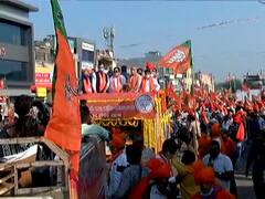 Ahmedabad : અમદાવાદમાં સીઆર પાટીલનો રોડ શો , માસ્ક અને સોશિયલ ડિસ્ટન્સિંગનો સત્યાનાશ