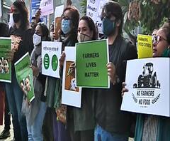 Farmer Protest : डाव्या संघटनांचा आंदोलक शेतकऱ्यांना पाठिंबा देण्यासाठी दिल्लीत मोर्चा