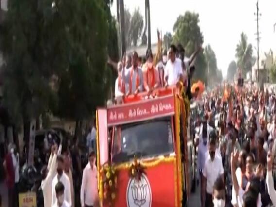 નવસારીમાં ભાજપ પ્રદેશ પ્રમુખ સી.આર. પાટીલનું શક્તિ પ્રદર્શન