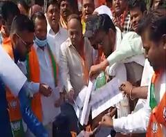 Rural News | माझं गाव माझा जिल्हा | महावितरण कार्यालयावर भाजपचा मोर्चा | ABP Majha