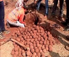 Kolhapur | पावनगडावर सापडले शेकडोंच्या संख्येने तोफगोळे