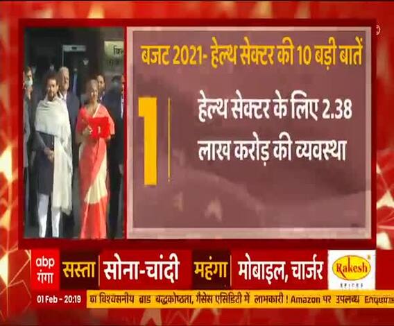 Budget 2021 में देश के Health Sector को क्या मिला ? | AP Tiwari | ABP Ganga 