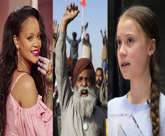 Farmers' Protest: সোশাল মিডিয়ায় কৃষকদের সমর্থনে রিহানা থেকে গ্রেটা থুনবার্গ