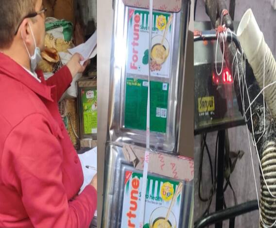 नागपुराच्या इतवारी परिसरात अन्न व औषध प्रशासनाची कारवाई, लाखो रुपयांचं भेसळयुक्त तेल जप्त