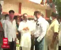 Sanjay Rathod | वनमंत्री संजय राठोड यांच्या स्वागतासाठी कार्यकर्त्यांची तुफान गर्दी, कोरोनाचा विसर