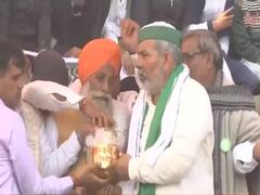 Haryana के Jind पहुंचे Rakesh Tikait, किसानों की महापंचायत में हुए शामिल 