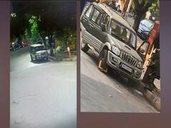 Mukesh Ambani के घर के बाहर मिली संदिग्ध कार की पार्किंग का CCTV फुटेज आया सामने