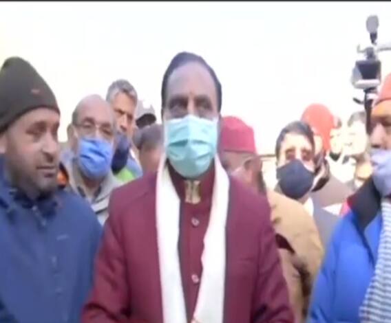 Uttarakhand Glacier Tragedy: पूर्व सीएम Ramesh Pokhriyal घटना स्थल पर पहुंचे। @ABPGanga 