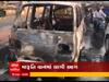 Surat: અમરોલી બ્રિજ પર મારુતિ વાનમાં આગ લાગતા બળીને ખાખ