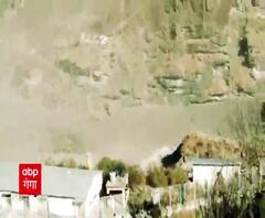 Chamoli के ग्लेशियर फटने का दिल दहलाने वाला वीडियो। 