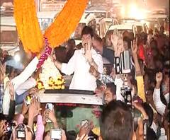 Dhananjay Munde | धनंजय मुंडेंच्या स्वागतासाठी मोठी गर्दी, औरंगाबादमध्ये मुंडेंचं जोरदार स्वागत