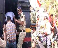 Sharjeel Usmani | भाजप उत्तर भारतीय मोर्चाच्या वतीनं शरजील उस्मानीच्या अटकेसाठी आंदोलन