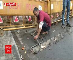 कंफ्यूज न हों, Ghazipur Border से कीलें हटी नहीं हैं, बल्कि... | Kisan Andolan 