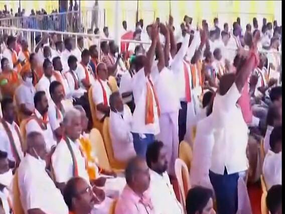 Amit Shah का Puducherry दौरा, नारायणसामी और कांग्रेस को लिया निशाने पर