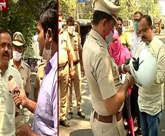 Pune | पुण्यातील मुख्य चौकांमध्ये हेल्मेट वाटप; स्वयंसेवी संस्थेकडून मोफट हेल्मेट वाटप