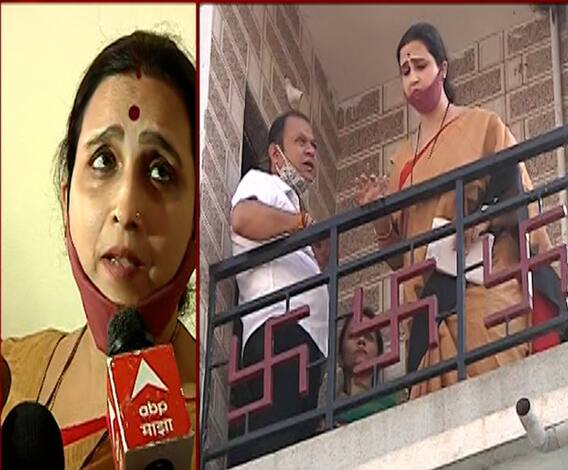 Pooja Chavan Case | भाजप नेत्या चित्रा वाघ यांची पुण्यातील घटनास्थळाची पाहणी 