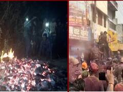 रायसेन में अंगारों वाली होली, शाहजहांपुर में जूतामार होली...देखें होली के अजब-गजब रंग 