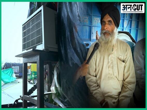 सिंघु बॉर्डर पर किसान गर्मी से बचने के लिए लाए कूलर और फ्रिज 